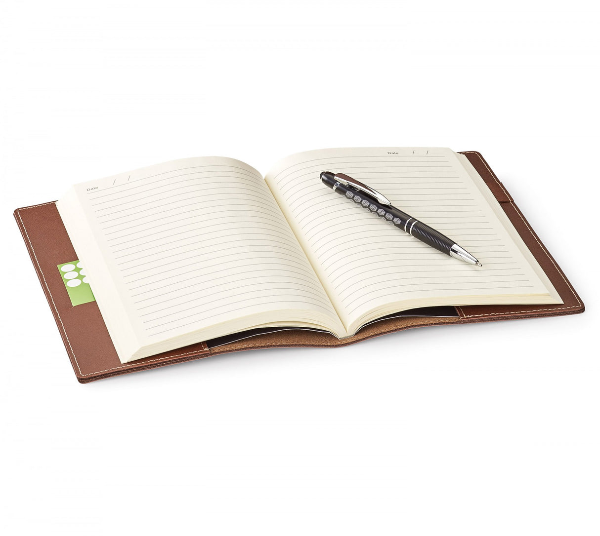 Genuine Leather Refillable Journal Combo