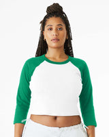 Bella+Canvas Women's Micro Rib 3/4 Raglan Sleeve Baby Tee