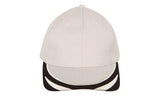 Brushed Heavy Cotton Cap w/Embroidered Peak Trim