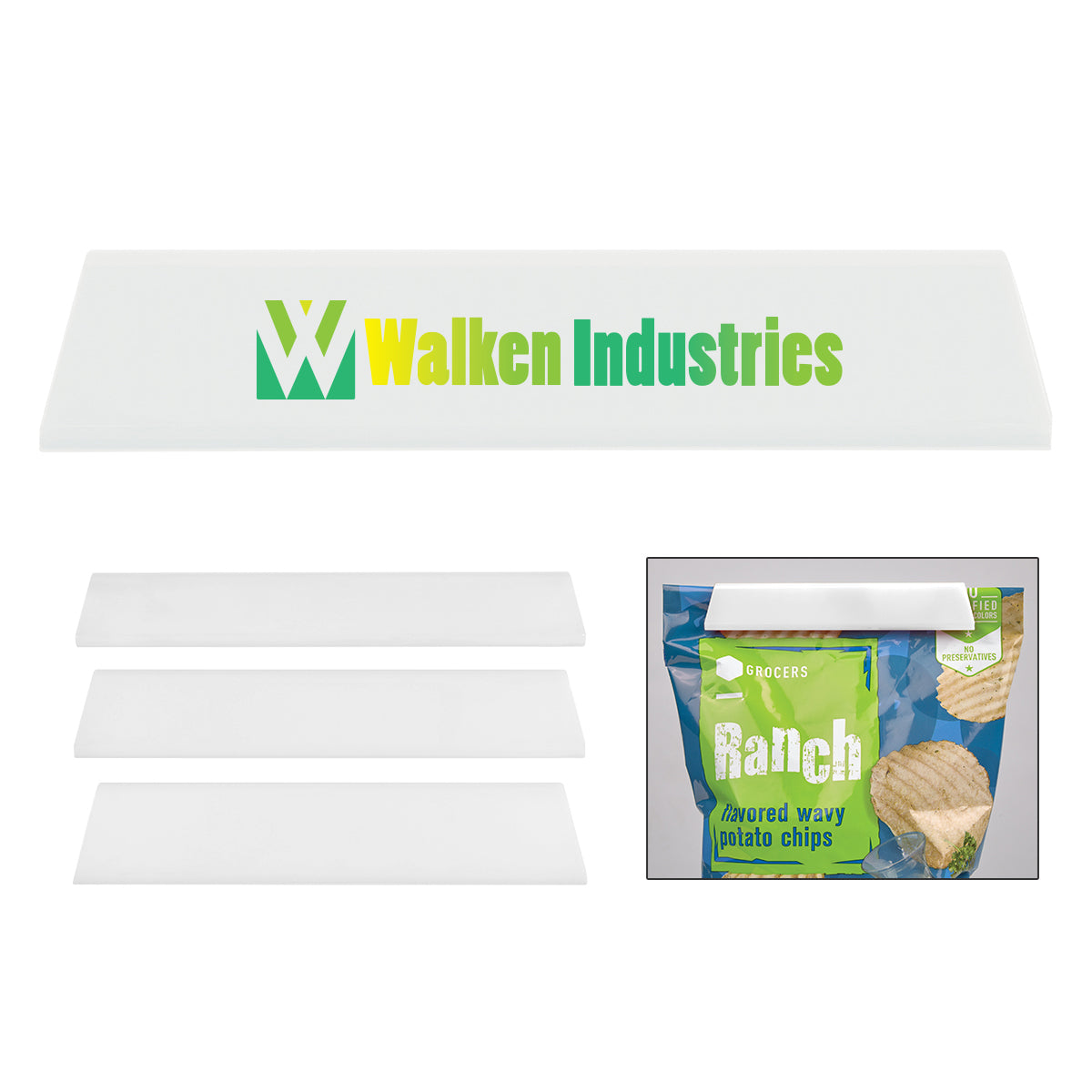 Slip-n-seal 3 Piece Bag Clip Set