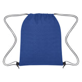 Heathered Non-woven Drawstring Backpack