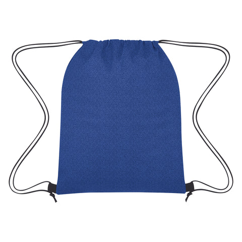 Heathered Non-woven Drawstring Backpack