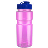 20 Oz. Translucent Recreation Bottle w/ Flip Top Lid