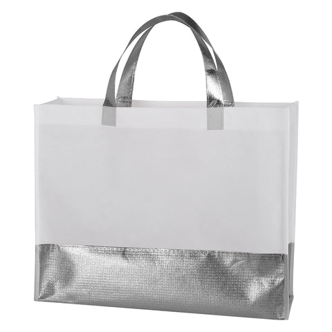 Flair Metallic Accent Non-woven Tote Bag