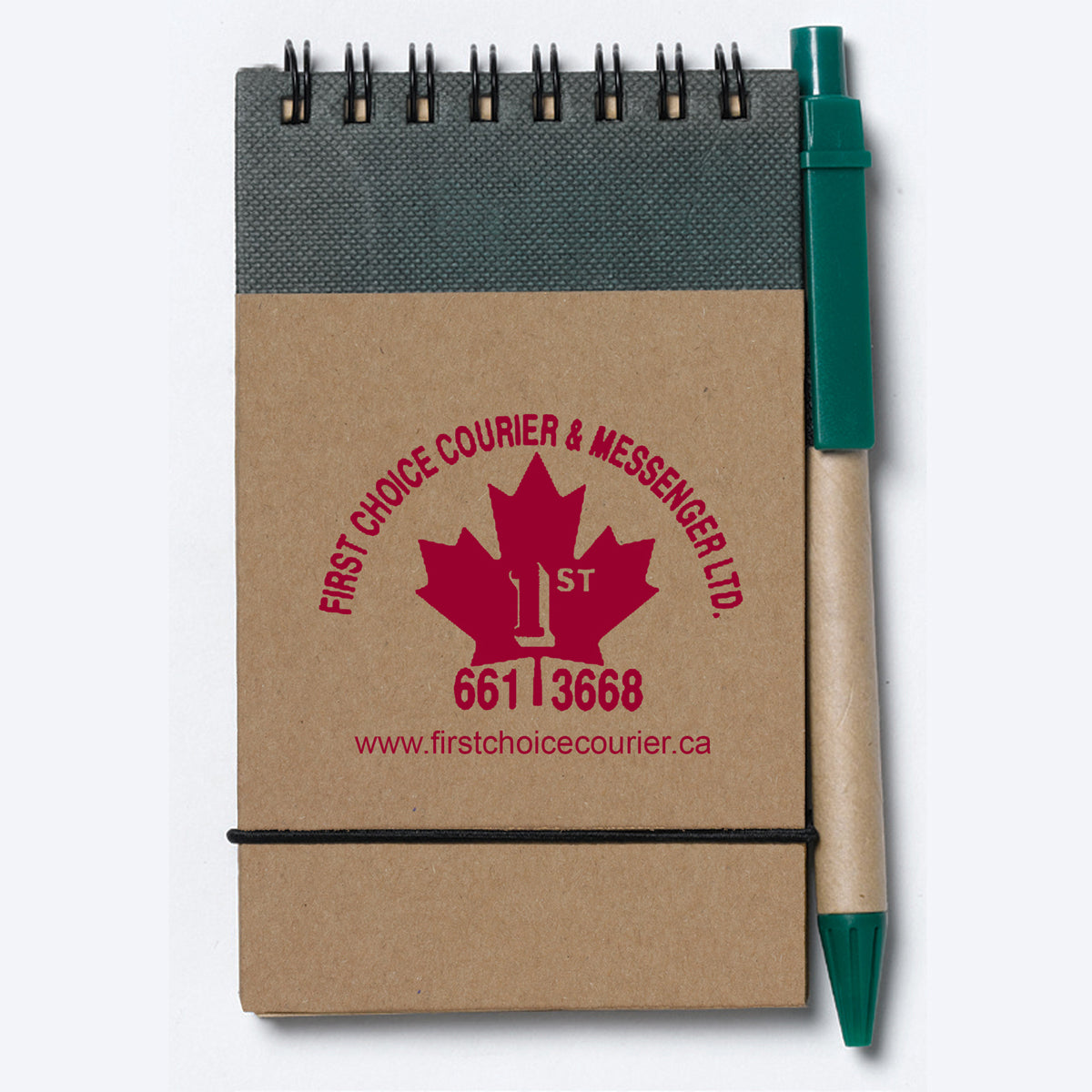 "Arcata" Recycled Jotter Notepad Notebook w/Recycled Paper Pen