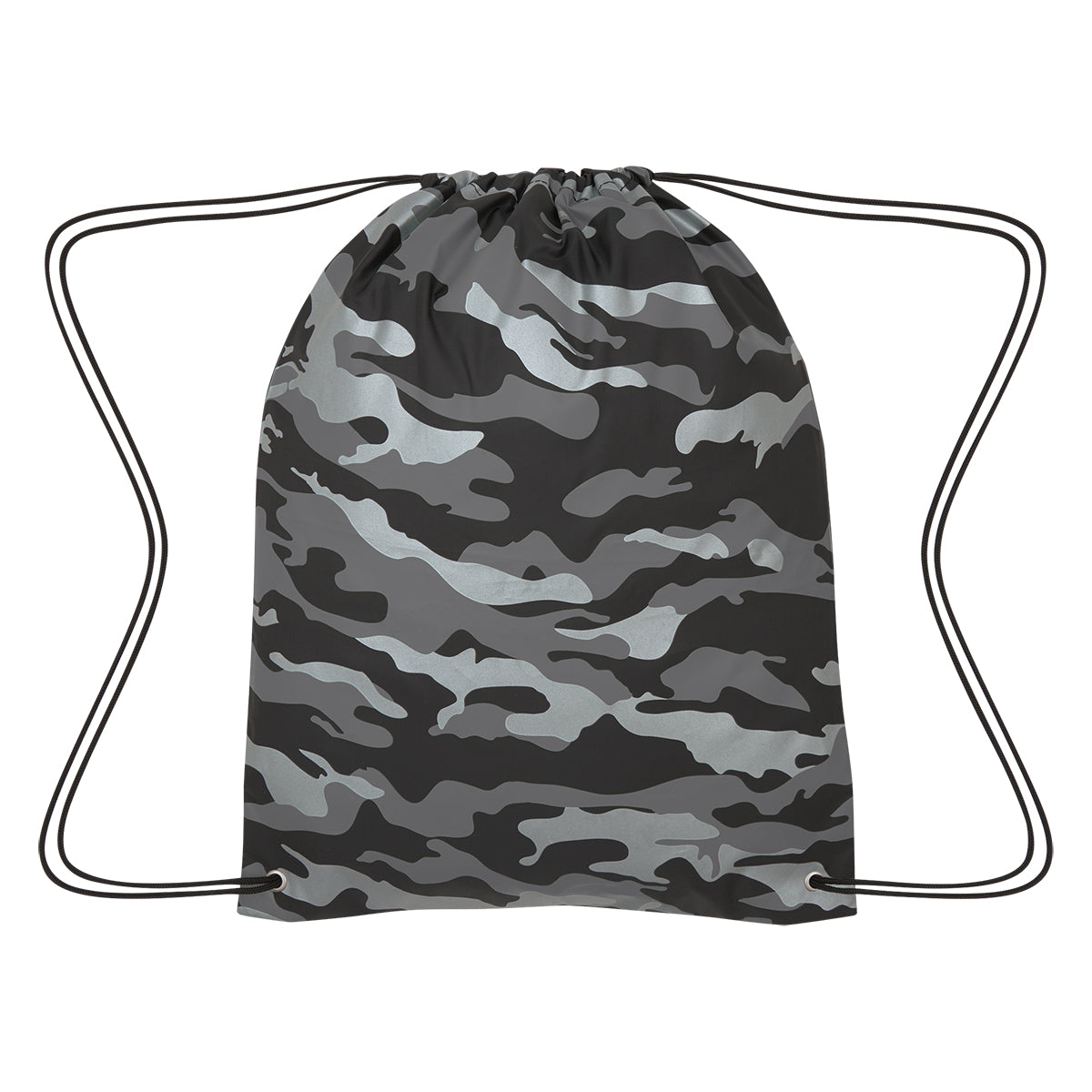 Reflective Camo Drawstring Sports Pack