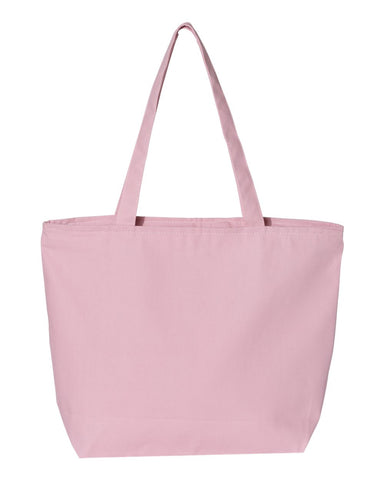 000508 Q-Tees™ 25L Zippered Tote Bag