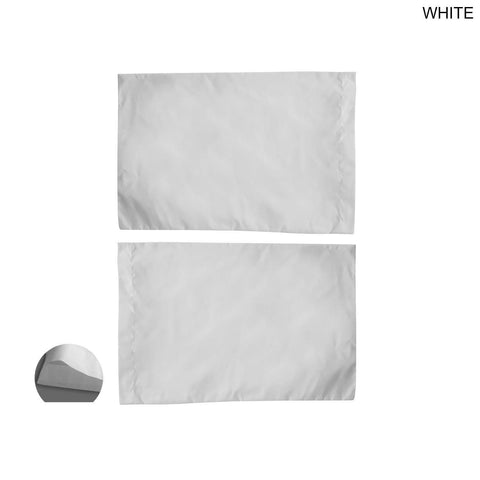 Poplin White Pillowcase, 33x21, 2