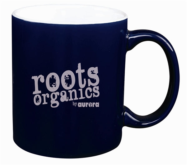 Premium Stock 11oz 2tone cobalt/white mug