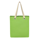 Vibrant Cotton Canvas Tote Bag
