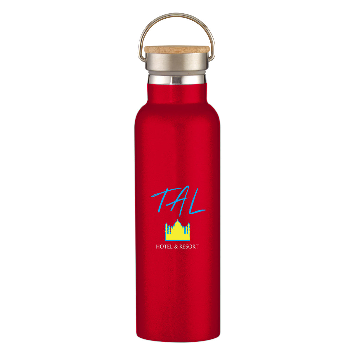 21 Oz. Liberty Stainless Steel Bottle With Wood Lid