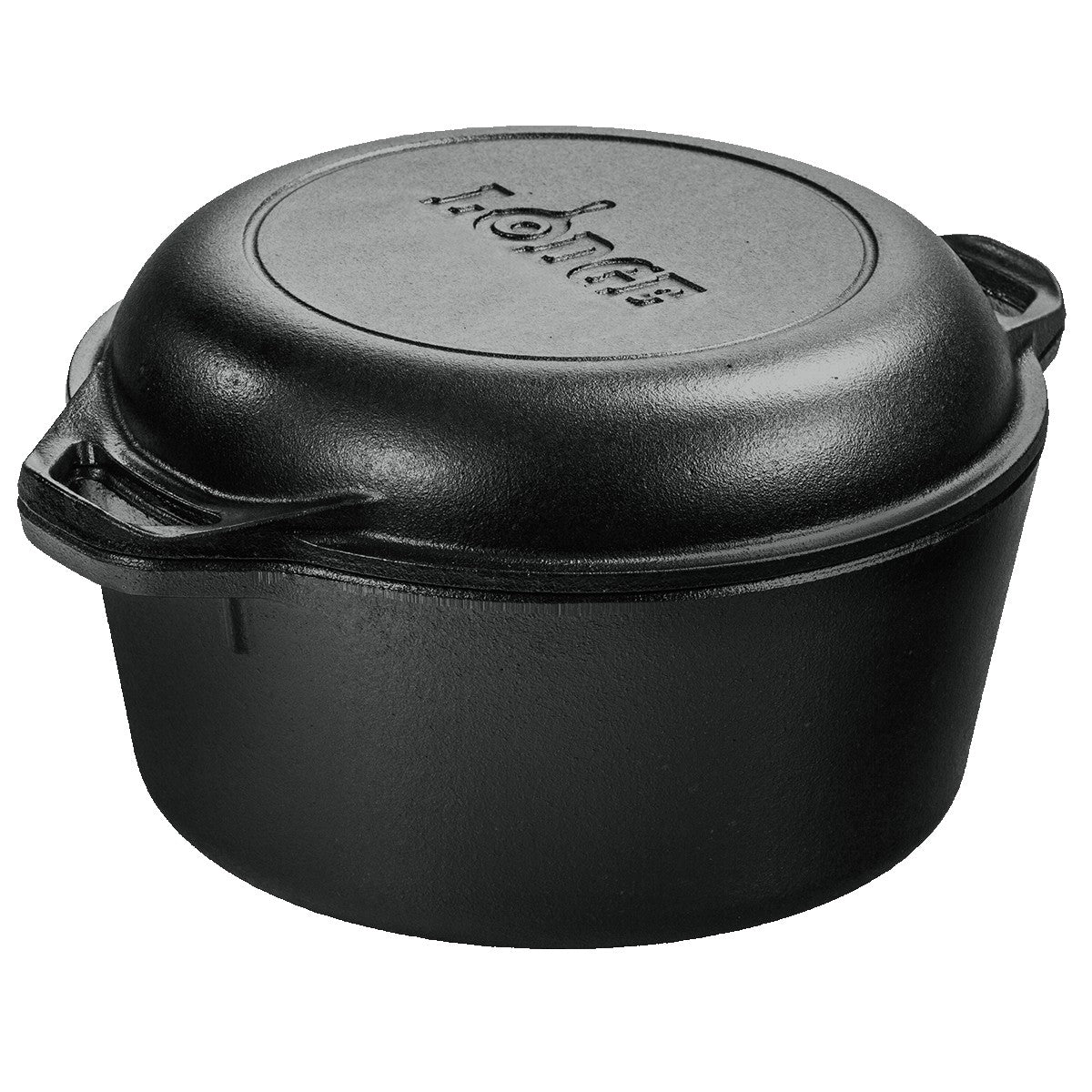 Lodge® 5 qt Cast Iron Double Dutch Oven