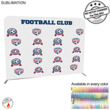 72 Hr Fast Ship - Tradeshow Booth Package Supreme, 10' EuroFit Display and 8' Sublimated Tablecloth