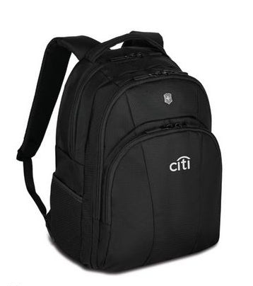 Journey Passage 16" Black Laptop Backpack (13.4"x17.3"x8.7")