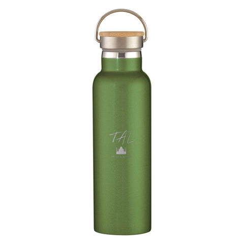 21 Oz. Liberty Stainless Steel Bottle With Wood Lid