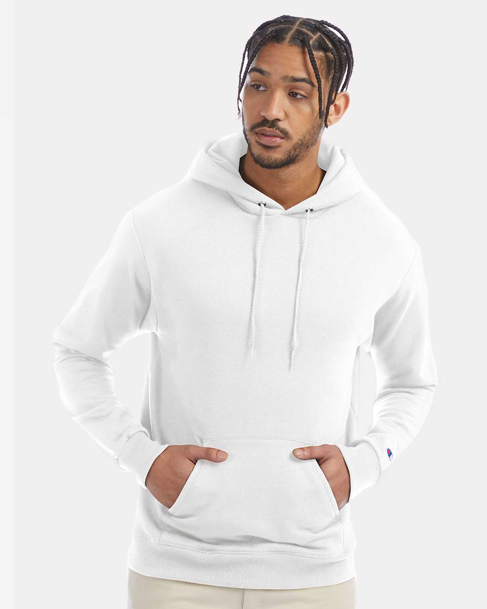 000111 Champion Powerblend® Hooded Sweatshirt