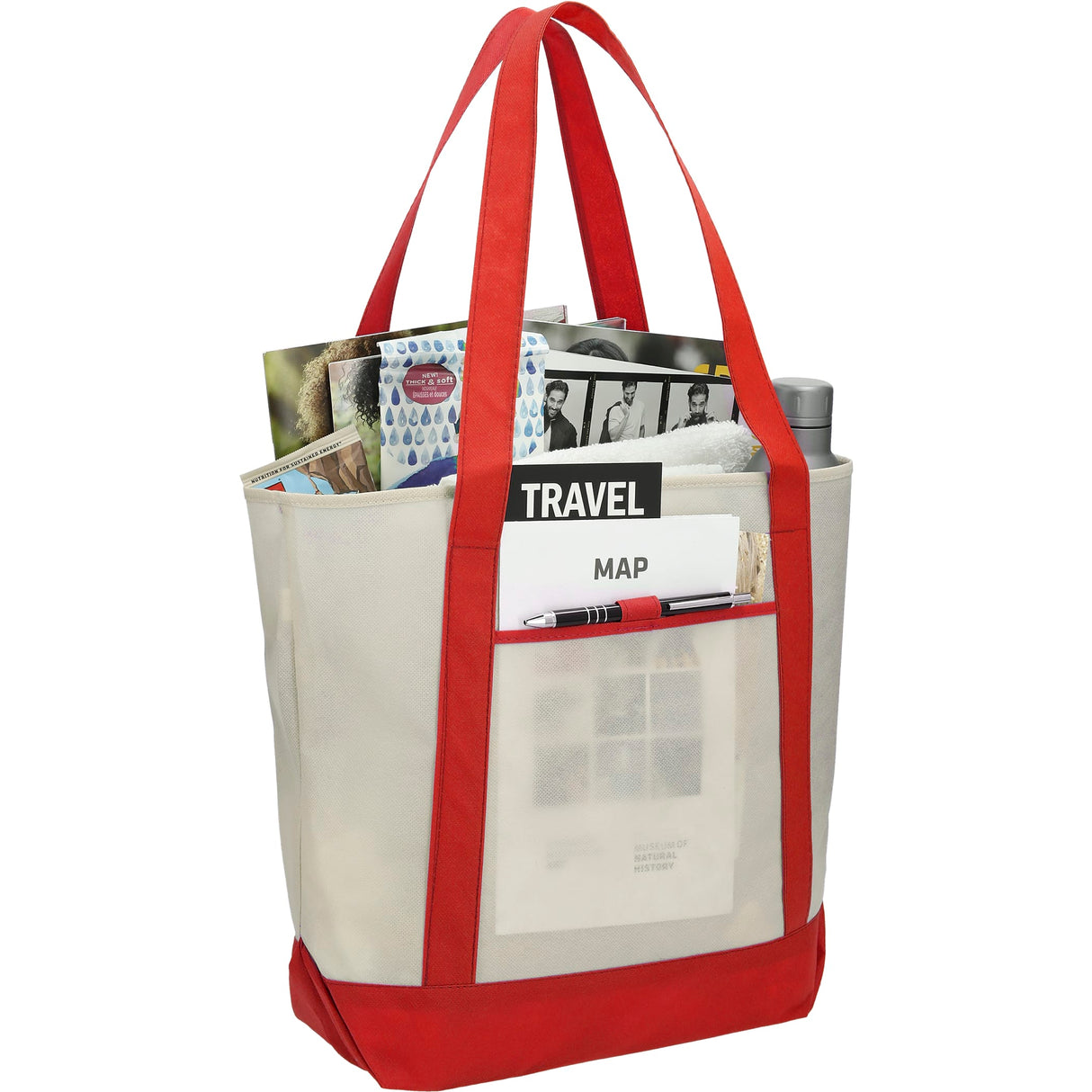 Lighthouse Non-Woven Boat Tote