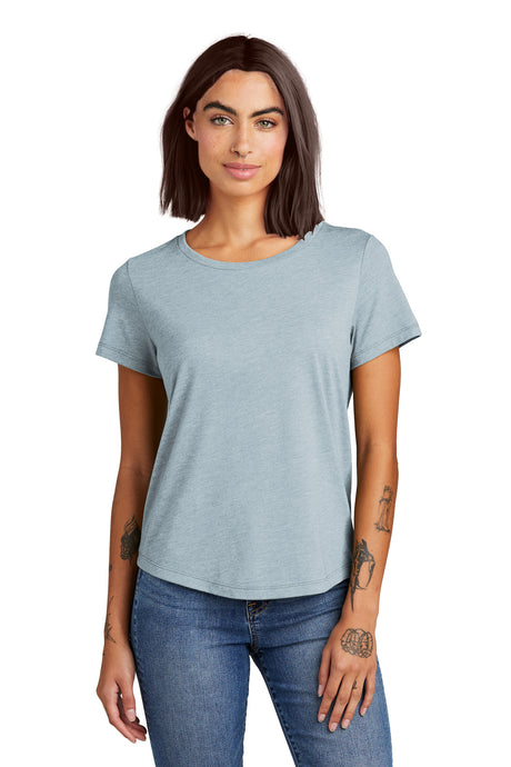 Allmade Women's Relaxed Tri-Blen Scoop Neck Tee