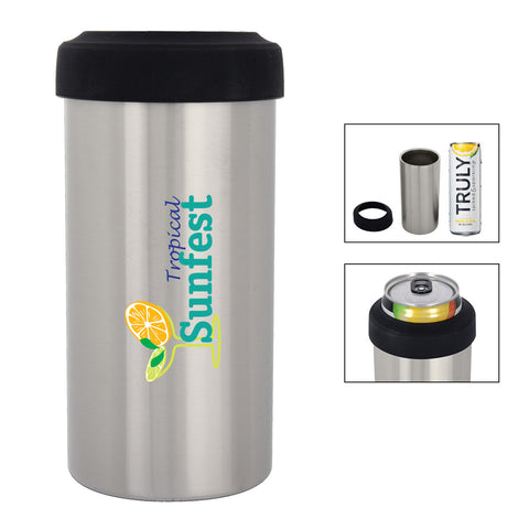 12 Oz. Slim Stainless Steel Insulated Can Holder
