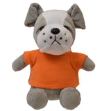 6" Mini Me Gray Brooklyn Bulldog w/T-Shirt