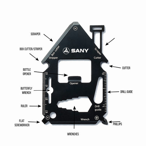 Cedar Creek® House Card Multi-Tool
