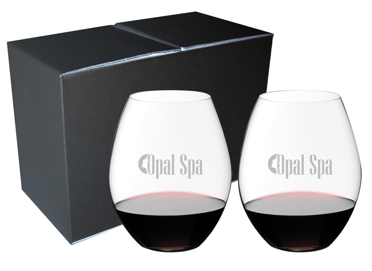~ Degustazione 20oz stemless RIEDEL crystal S/2 in a Mystique gift box