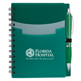 Tri-pocket Notebook & Satin Pen