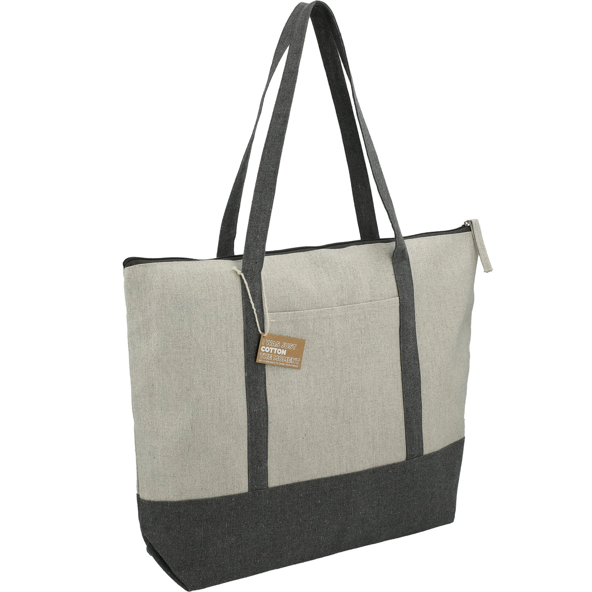 Repose 10oz Recycled Cotton Zippered Tote