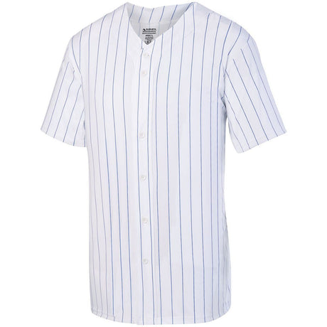 Youth Pinstripe Full-Button Jersey