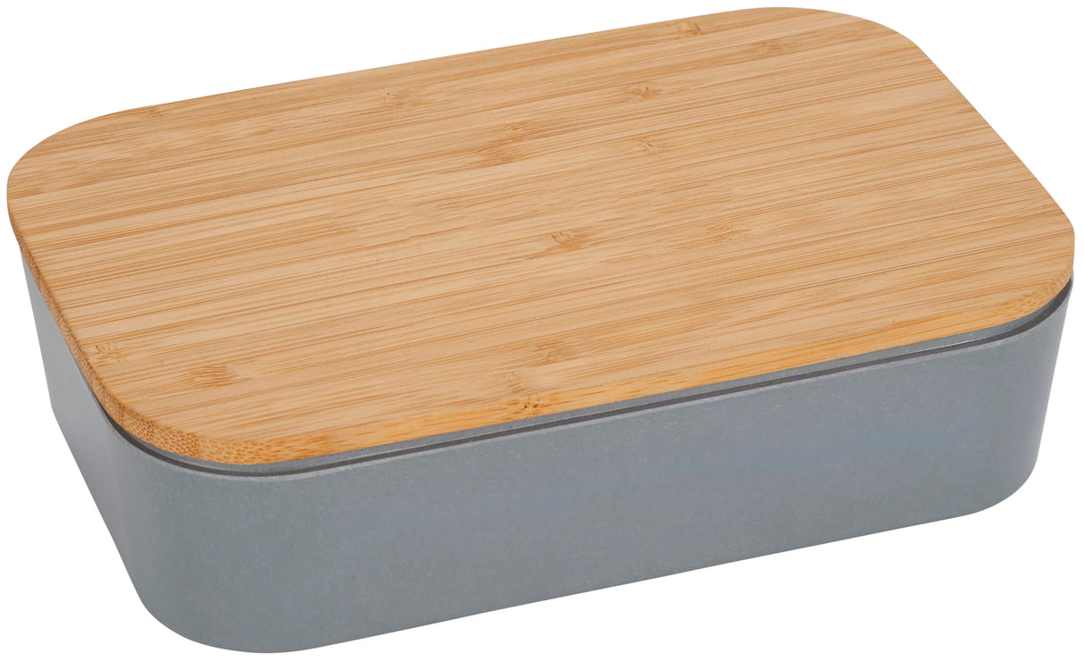 Bamboo Fiber Lunch Box with Cutting Board Lid