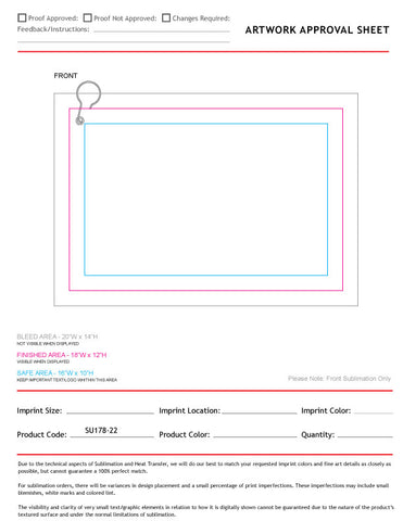 72Hr Fast Ship - Microfiber Dri-Lite Terry Golf Towel, 12x18, Nofold Grommet & Hook, Sublimated