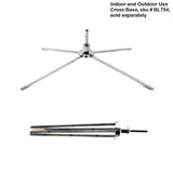 12' Medium Tear Drop Flag Kit, Full Color Graphics One Side, Outdoor Use Spike base and Bag Included