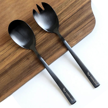 Stainless Steel Salad Serving Fork And Spoon