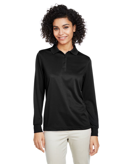 Harriton Ladies' Advantage Snag Protection Plus IL Long Sleeve Polo