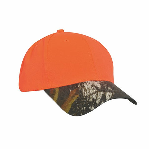 Brushed Cotton Cap with Mossy Oak® Break-Up® Camouflage Bill