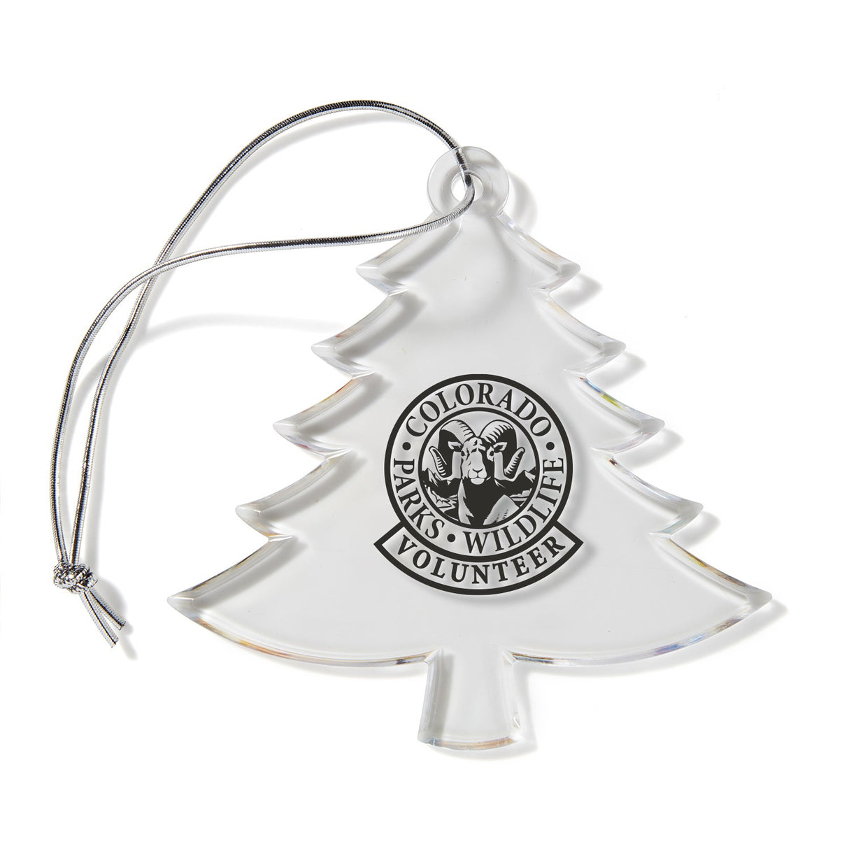 Tree Shaped USA Made Acrylic Ornament