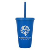 16 Oz. Newport Wheat Travel Tumbler