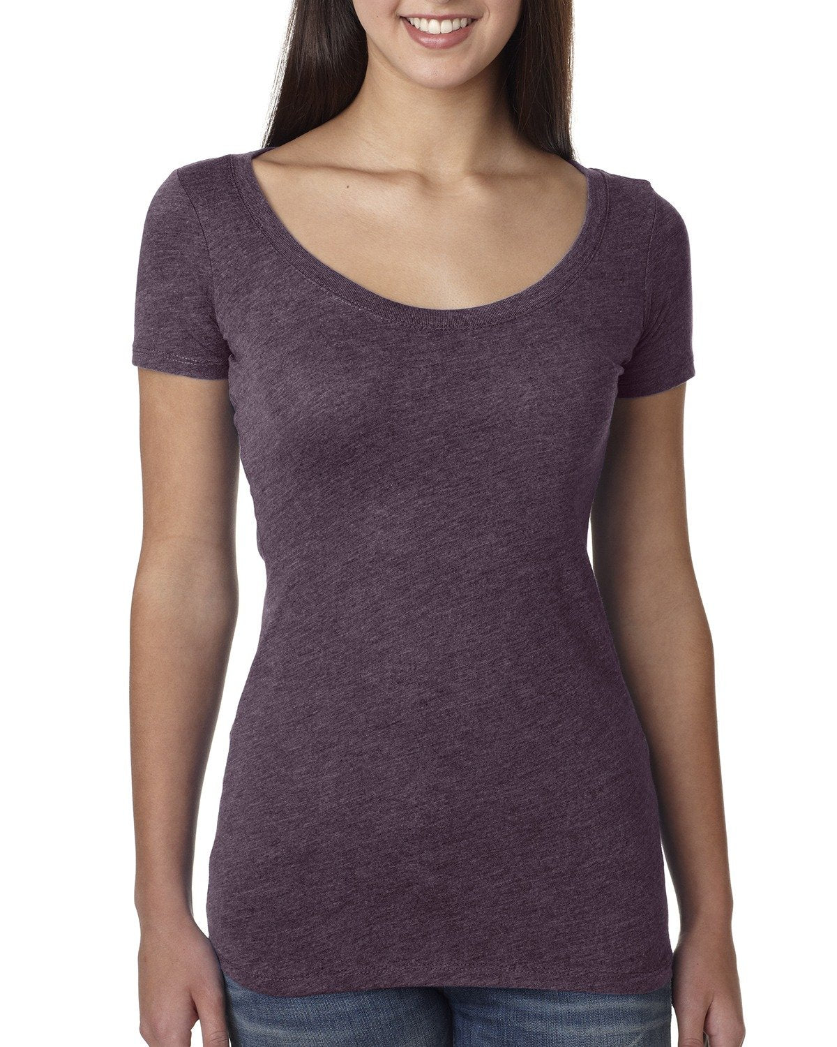 NEXT LEVEL APPAREL Ladies' Triblend Scoop