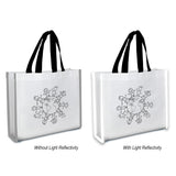 Reflective Non-woven Coloring Tote Bag With Crayons