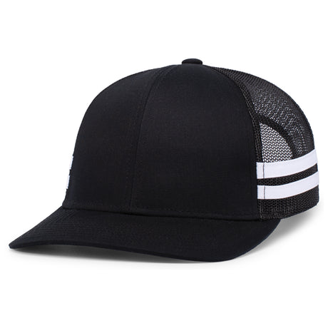 Low-Profile Stripe Trucker Cap