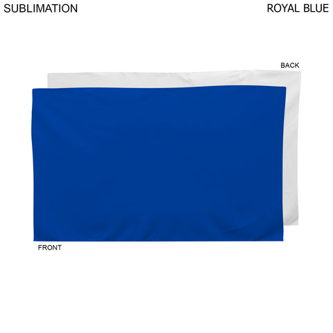 48 Hr Quick Ship - Plush Velour Terry Cotton Blend Colored Hand, Fitness Towel, 15x25, Sublimated