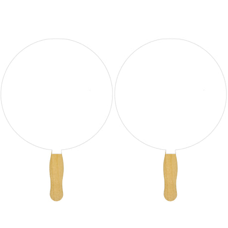 Round Sandwiched Hand Fan (2 Side/ Four Color Process imprint)