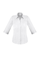 Ladies' Monaco 3/4 Sleeve French Style Cotton Stretch Shirt