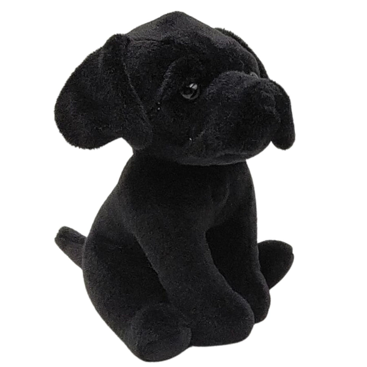 Onyx 8" Black Labrador Plush Dog Canine Collection