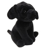 Onyx 8" Black Labrador Plush Dog Canine Collection