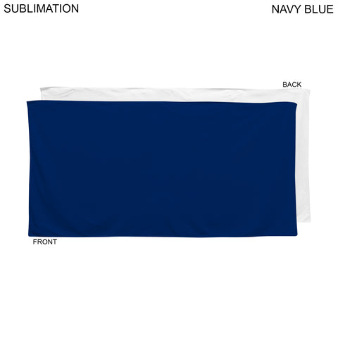 48 Hr Quick Ship - Plush and Soft Velour Terry Cotton Blend Colored Pool Towel, 24x48, Sublimated
