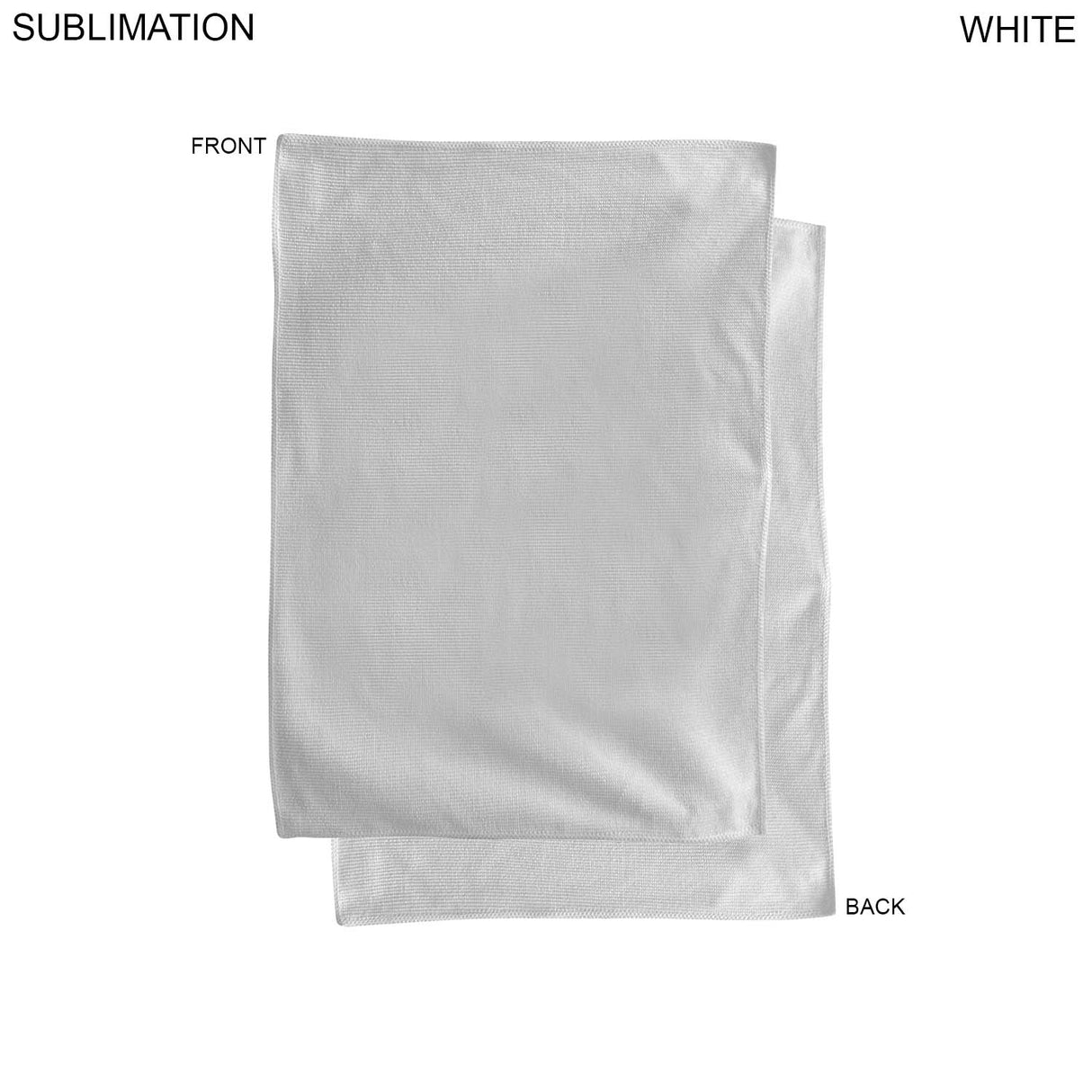 Team Towel in Microfiber Dri-Lite Terry, 12x18, Sublimated sports towel