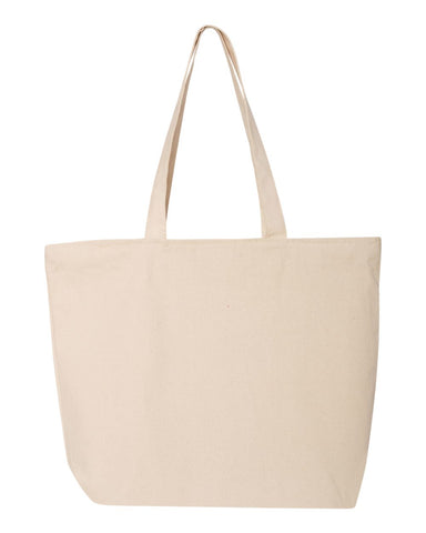 000508 Q-Tees™ 25L Zippered Tote Bag