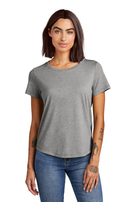 Allmade Women's Relaxed Tri-Blen Scoop Neck Tee