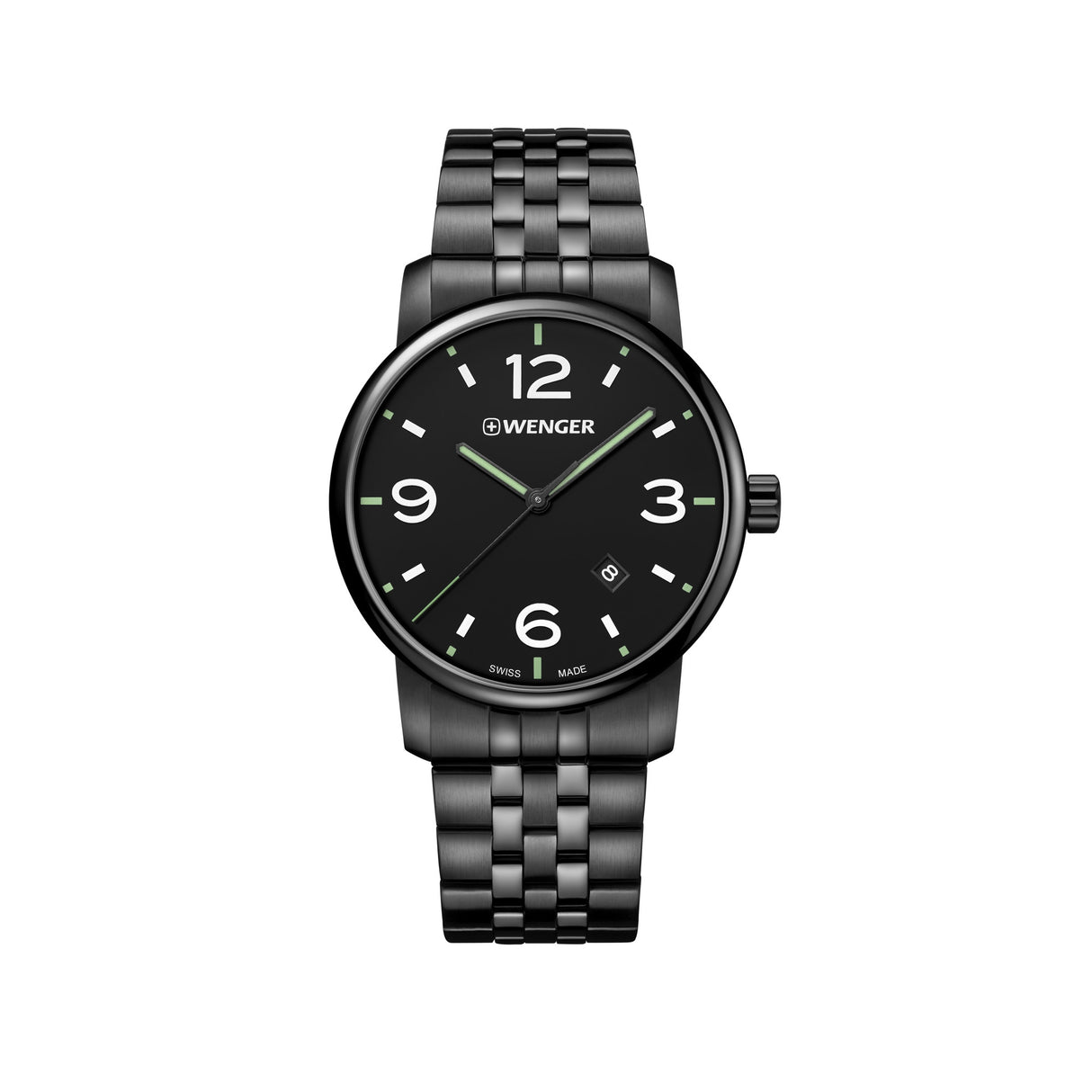 Metropolitan Black Dial Stainless Steel Watch